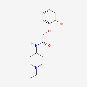 2-(2-bromophenoxy)-N-(1-ethylpiperidin-4-yl)acetamide