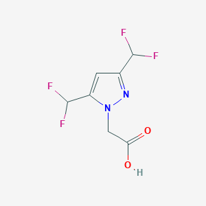 [3,5-bis(difluoromethyl)-1H-pyrazol-1-yl]acetic acid