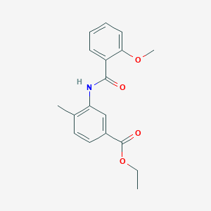 ethyl 3-[(2-methoxybenzoyl)amino]-4-methylbenzoate