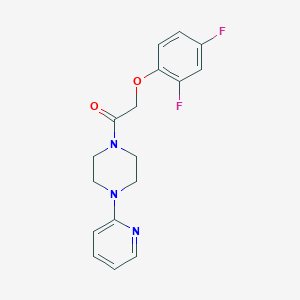 2-(2,4-DIFLUOROPHENOXY)-1-[4-(2-PYRIDYL)PIPERAZINO]-1-ETHANONE