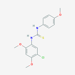 N-(5-chloro-2,4-dimethoxyphenyl)-N'-(4-methoxyphenyl)thiourea