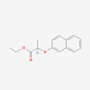 molecular formula C15H16O3 B454903 Ethyl 2-(2-naphthyloxy)propanoate 