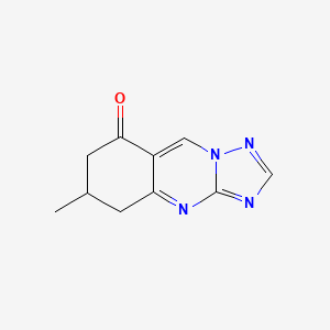 molecular formula C10H10N4O B4549036 6-methyl-6,7-dihydro[1,2,4]triazolo[5,1-b]quinazolin-8(5H)-one 