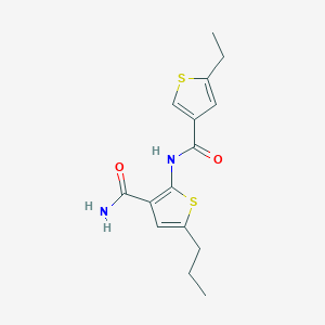 2-{[(5-ethyl-3-thienyl)carbonyl]amino}-5-propyl-3-thiophenecarboxamide