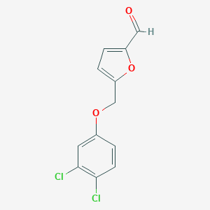 molecular formula C12H8Cl2O3 B454913 5-[(3,4-Dichlorophenoxy)methyl]-2-furaldehyde CAS No. 438219-86-4