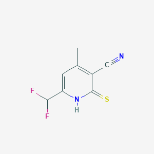 6-Difluoromethyl-2-mercapto-4-methyl-nicotinonitrile