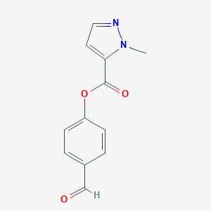 4-formylphenyl 1-methyl-1H-pyrazole-5-carboxylate