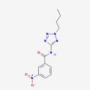 N-(2-butyl-2H-tetrazol-5-yl)-3-nitrobenzamide