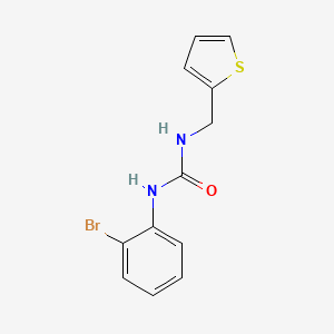 molecular formula C12H11BrN2OS B4549368 N-(2-bromophenyl)-N'-(2-thienylmethyl)urea 