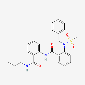 2-[benzyl(methylsulfonyl)amino]-N-{2-[(propylamino)carbonyl]phenyl}benzamide