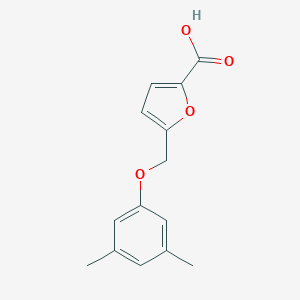 5-[(3,5-Dimethylphenoxy)methyl]-2-furoic acid