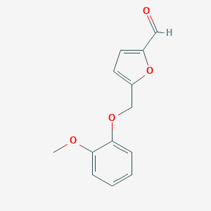 5-[(2-Methoxyphenoxy)methyl]furan-2-carbaldehyde
