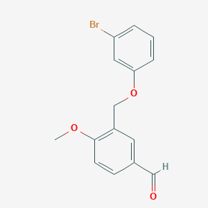 3-[(3-Bromophenoxy)methyl]-4-methoxybenzaldehyde