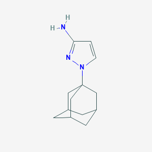 molecular formula C13H19N3 B454956 1-(1-adamantyl)-1H-pyrazol-3-ylamine 