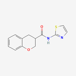 N-(1,3-thiazol-2-yl)-3,4-dihydro-2H-1-benzopyran-3-carboxamide