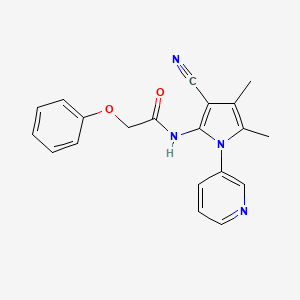 N~1~-[3-CYANO-4,5-DIMETHYL-1-(3-PYRIDYL)-1H-PYRROL-2-YL]-2-PHENOXYACETAMIDE