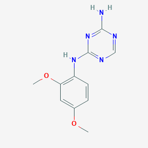 N-(2,4-dimethoxyphenyl)-1,3,5-triazine-2,4-diamine