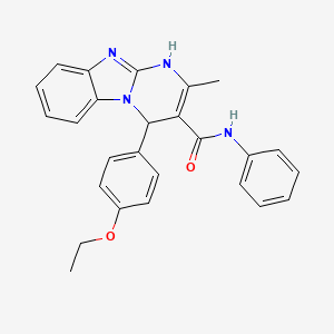 4-(4-ethoxyphenyl)-2-methyl-N-phenyl-1,4-dihydropyrimido[1,2-a]benzimidazole-3-carboxamide