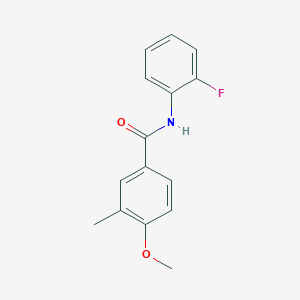 N-(2-fluorophenyl)-4-methoxy-3-methylbenzamide