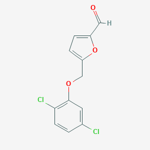 molecular formula C12H8Cl2O3 B454976 5-[(2,5-Dichlorophenoxy)methyl]furan-2-carbaldehyde CAS No. 438220-51-0
