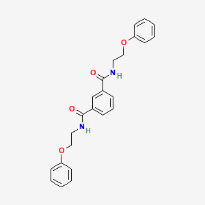 N1,N3-BIS(2-PHENOXYETHYL)BENZENE-1,3-DICARBOXAMIDE