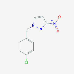 1-[(4-Chlorophenyl)methyl]-3-nitro-1H-pyrazole