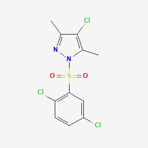 4-chloro-1-[(2,5-dichlorophenyl)sulfonyl]-3,5-dimethyl-1H-pyrazole