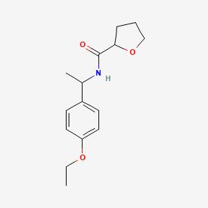 N-[1-(4-ethoxyphenyl)ethyl]tetrahydro-2-furancarboxamide