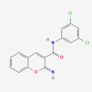 N-(3,5-dichlorophenyl)-2-imino-2H-chromene-3-carboxamide