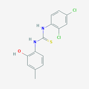 N-(2,4-dichlorophenyl)-N'-(2-hydroxy-4-methylphenyl)thiourea