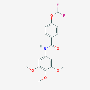 4-(difluoromethoxy)-N-(3,4,5-trimethoxyphenyl)benzamide