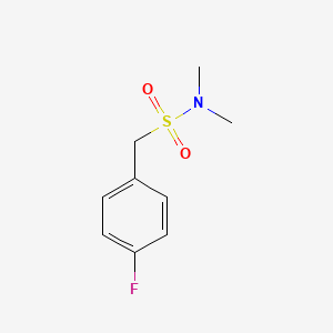 1-(4-fluorophenyl)-N,N-dimethylmethanesulfonamide