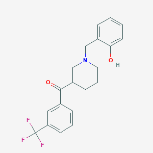 [1-(2-hydroxybenzyl)-3-piperidinyl][3-(trifluoromethyl)phenyl]methanone