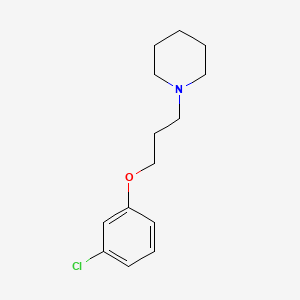 1-[3-(3-chlorophenoxy)propyl]piperidine