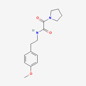 N-[2-(4-methoxyphenyl)ethyl]-2-oxo-2-pyrrolidin-1-ylacetamide