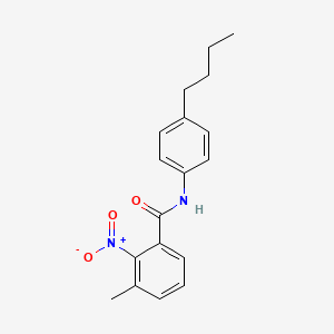 N-(4-butylphenyl)-3-methyl-2-nitrobenzamide