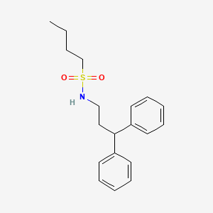 N-(3,3-diphenylpropyl)-1-butanesulfonamide