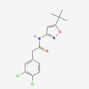 2-(3,4-DICHLOROPHENYL)-N-[5-(2-METHYL-2-PROPANYL)-3-ISOXAZOLYL]ACETAMIDE