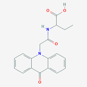 2-{[(9-oxoacridin-10(9H)-yl)acetyl]amino}butanoic acid