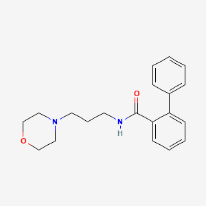 N-[3-(4-morpholinyl)propyl]-2-biphenylcarboxamide