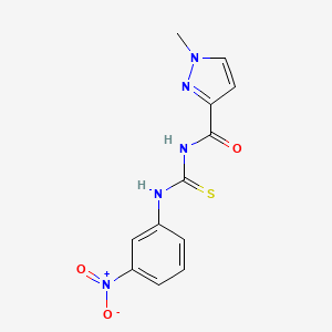 N-[(1-METHYL-1H-PYRAZOL-3-YL)CARBONYL]-N'-(3-NITROPHENYL)THIOUREA