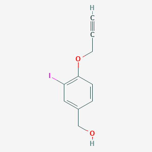 molecular formula C10H9IO2 B4550750 [3-Iodo-4-(prop-2-yn-1-yloxy)phenyl]methanol 