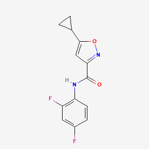 5-cyclopropyl-N-(2,4-difluorophenyl)-3-isoxazolecarboxamide