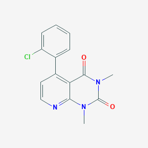 molecular formula C15H12ClN3O2 B4550777 5-(2-chlorophenyl)-1,3-dimethylpyrido[2,3-d]pyrimidine-2,4(1H,3H)-dione 