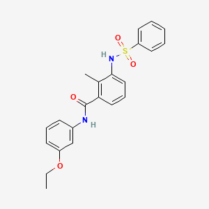 N-(3-ethoxyphenyl)-2-methyl-3-[(phenylsulfonyl)amino]benzamide