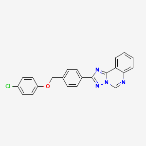 2-{4-[(4-chlorophenoxy)methyl]phenyl}[1,2,4]triazolo[1,5-c]quinazoline