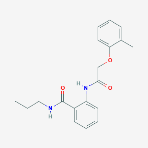 2-{[(2-methylphenoxy)acetyl]amino}-N-propylbenzamide