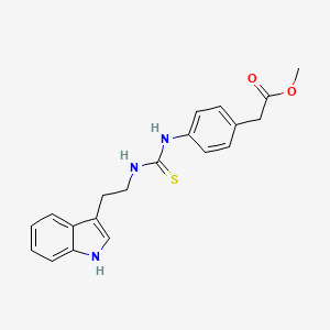 methyl [4-({[2-(1H-indol-3-yl)ethyl]carbamothioyl}amino)phenyl]acetate