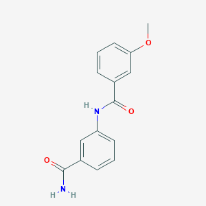 N-[3-(aminocarbonyl)phenyl]-3-methoxybenzamide