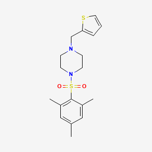 1-(mesitylsulfonyl)-4-(2-thienylmethyl)piperazine